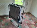 Opklapbed met spiraalbodem nette staat, Huis en Inrichting, Ophalen, Gebruikt, 90 cm, Eenpersoons