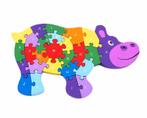 PUZZEL NIJLPAARD - CIJFERS & LETTERS, Ophalen of Verzenden, 10 tot 50 stukjes, Nieuw, 2 tot 4 jaar