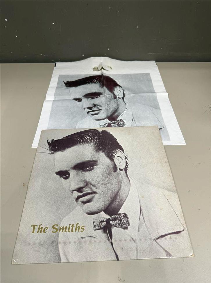 Vinyl LP Smiths 1987 Shoplifters Of The World Unite met tasj, Cd's en Dvd's, Vinyl | Rock, Zo goed als nieuw, Poprock, 12 inch