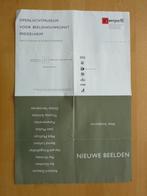 Openluchtmuseum voor Beeldhouwkunst Middelheim 1993 folder, Ophalen of Verzenden, Zo goed als nieuw, Beeldhouwkunst