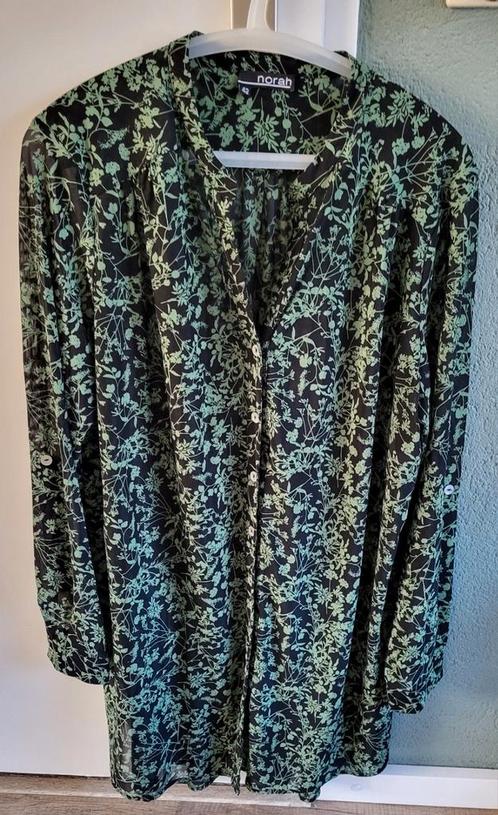 Lange blouse Norah, Kleding | Dames, Blouses en Tunieken, Zo goed als nieuw, Maat 42/44 (L), Groen, Ophalen of Verzenden