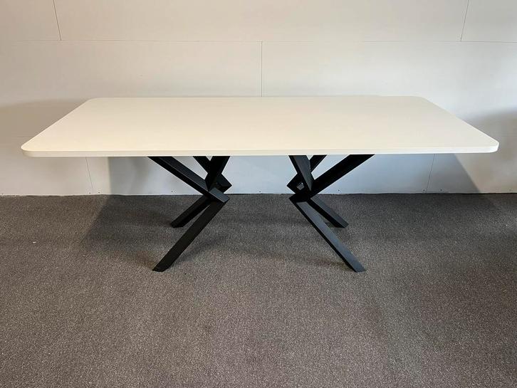 Rechthoekige eettafel Fenix Bianco Alska 200x90, Huis en Inrichting, Tafels | Eettafels, Zo goed als nieuw, 50 tot 100 cm, 200 cm of meer