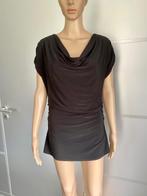H692 Frank Lyman: maat 38=M lang rekbaar top shirt blouse, Kleding | Dames, Maat 38/40 (M), Zwart, Ophalen of Verzenden, Zo goed als nieuw