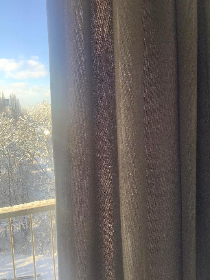 Mooie kant & klaar gordijnen met motief, Huis en Inrichting, Stoffering | Gordijnen en Lamellen, Zo goed als nieuw, 200 cm of meer