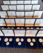 3x Wilhelmina: 1 Gulden - ½ Gulden - 25 Cents 1941 - Per Set, Postzegels en Munten, Munten | Nederland, 1 gulden, Setje, Zilver