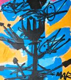 Marc - Cobra en Graffiti vogels in boom, Ophalen of Verzenden