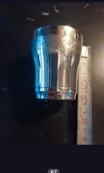 Verzilverde kinder melk/drinkbeker., Ophalen of Verzenden, Zo goed als nieuw