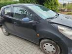 Chevrolet Spark 1.0 Bifuel 2010 Zwart, Auto's, Voorwielaandrijving, 839 kg, Stof, 4 cilinders