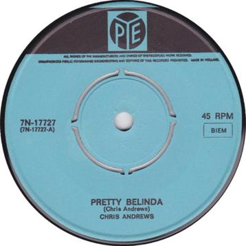 Chris Andrews – Pretty Belinda beschikbaar voor biedingen