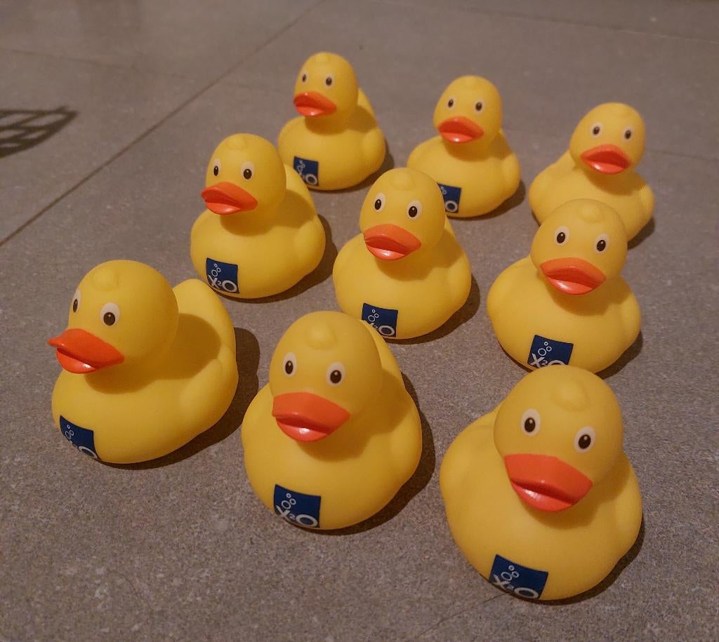 Badeendjes (9x)       µw, Verzamelen, Ophalen of Verzenden