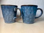 2 blauwe mokken Toscane, hoogte 10,5 cm, Xenos, Nieuw, Ophalen of Verzenden, Overige stijlen, Kop(pen) en/of Schotel(s)