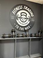 Vintage/oldskool dumbells, 20, 22,5, 25. Fitness gewichten, Sport en Fitness, Ophalen, Z, Nieuw, Zz