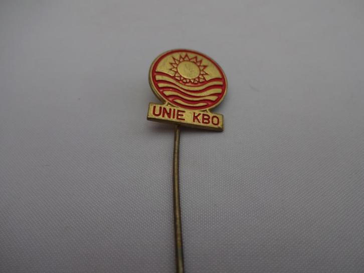 Speldje van UNIE KBO, Verzamelen, Speldjes, Pins en Buttons, Zo goed als nieuw, Speldje of Pin, Merk, Ophalen of Verzenden