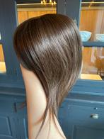Topper met pony bruin top kwaliteit pruik, Pruik of Haarverlenging, Nieuw, ?, ?