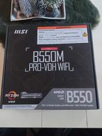 Msi b550m pro vdh wifi, Computers en Software, Moederborden, Ophalen of Verzenden, Nieuw, DDR4