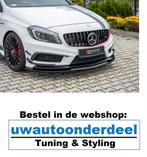 Maxton Design Mercedes A45 AMG Spoiler Lip Splitter W176, Ophalen of Verzenden, Nieuw