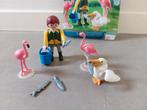 Playmobil dierenverzorger met exotische vogels - 4758, Ophalen of Verzenden, Zo goed als nieuw, Complete set