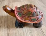 Grote houten schildpad, Antiek en Kunst, Kunst | Beelden en Houtsnijwerken, Ophalen of Verzenden