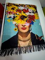 Kleurrijke Frida Kahlo Omslagdoek/Sjaal - 180x70cm, Ophalen of Verzenden