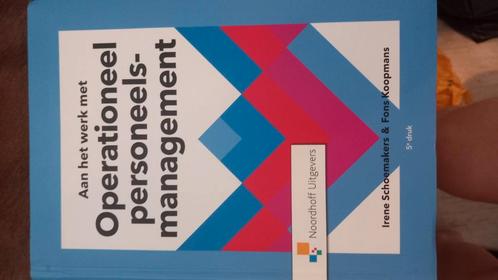 Irene Schoemakers - Operationeel personeelsmanagement, Boeken, Advies, Hulp en Training, Zo goed als nieuw, Ophalen of Verzenden