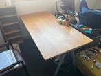 Verstelbaar bureau 80x160cm ikea thyge, Ophalen, In hoogte verstelbaar, Gebruikt, Bureau