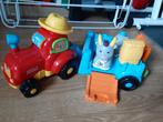 Zoef zoef tractor met aanhanger, Kinderen en Baby's, Zo goed als nieuw, Ophalen