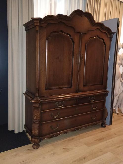 Antieke kast, Huis en Inrichting, Kasten | Buffetkasten, Gebruikt, 200 cm of meer, 150 tot 200 cm, 50 tot 75 cm, Met lade(s), Met deur(en)