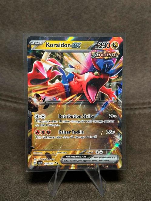 Koraidon Ex #120 120/162 (Pokemon Temporal Forces), Hobby en Vrije tijd, Verzamelkaartspellen | Pokémon, Zo goed als nieuw, Losse kaart