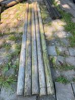 Palen 5 stuks 3.20 meter lang, Tuin en Terras, Palen, Balken en Planken, Ophalen, Zo goed als nieuw