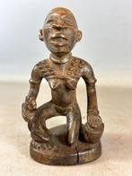 250827 - Mooi klein Afrikaans Bakongo beeldje uit Congo., Antiek en Kunst, Kunst | Niet-Westerse kunst, Ophalen of Verzenden