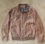 Bruine Leren Jas / Jack Charles Vögele maat M | Echt Leer, Charles Vögele, Bruin, Maat 48/50 (M), Ophalen of Verzenden