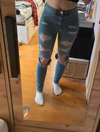 Ripped skinny jeans, H&M, Blauw, Ophalen of Verzenden, W28 - W29 (confectie 36)