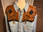 Stars & Stripes Denim Western Shirt blouse maat L, Kleding | Heren, Ophalen of Verzenden, Zo goed als nieuw, Blauw, Overige halswijdtes