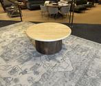 Salontafel Manhattan Mango/Travertin Direct/Leverbaar E2268, Huis en Inrichting, Tafels | Salontafels, Ophalen, 50 tot 100 cm