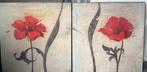 2 x schilderij amaryllis op hout, 70 cm x 70 cm x 3 cm, Ophalen