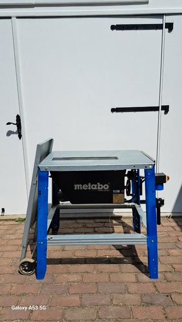 Metabo zaagtafel en afzuiging beschikbaar voor biedingen