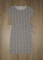 NIEUW Jurk ecru zwart aapjes | 36 | Tom Tailor, Zwart, Nieuw, Maat 36 (S), Boven de knie