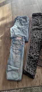Pakket Meisjes broeken - Leggings, Broek, Gebruikt, Meisje, Ophalen of Verzenden