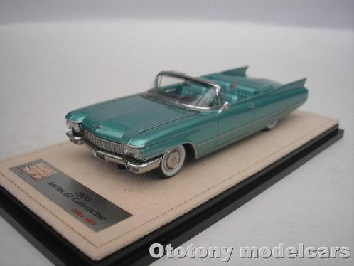 Cadillac Series 62 Cabriolet 1960 Groen Metallic 1/43 GLM, Hobby en Vrije tijd, Modelauto's | 1:43, Nieuw, Auto, Overige merken
