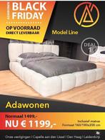 Black Friday Bed Deal Den Haag, Verzenden, Beige, 200 cm, Stof
