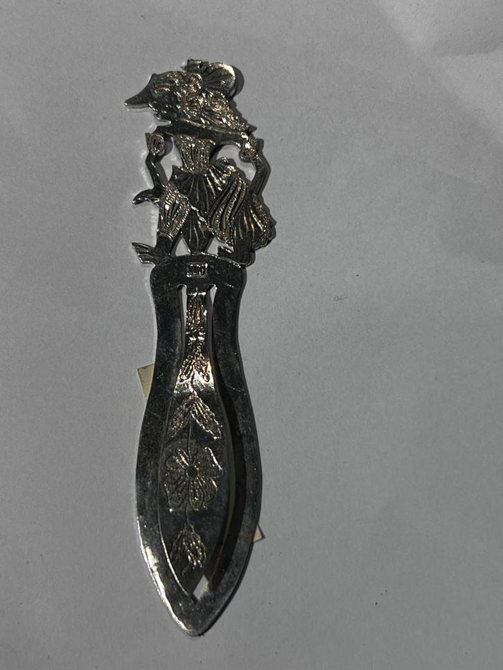 Zilveren Wajang Boekenlegger - 8,5 cm, Verzamelen, Boekenleggers, Gebruikt, Ophalen of Verzenden