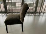 Macazz eetkamer stoelen velvet groen, Overige kleuren, Design, Hout, Ophalen of Verzenden