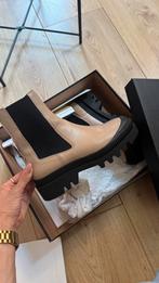 Massimo Dutti leren laarzer, 36,, Kleding | Dames, Schoenen, Massimo Dutti, Beige, Lage of Enkellaarzen, Nieuw