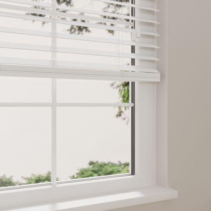 Set van 3 Witte Jaloezieën – 90x175 cm – In Goede Staat, Huis en Inrichting, Stoffering | Gordijnen en Lamellen, Zo goed als nieuw