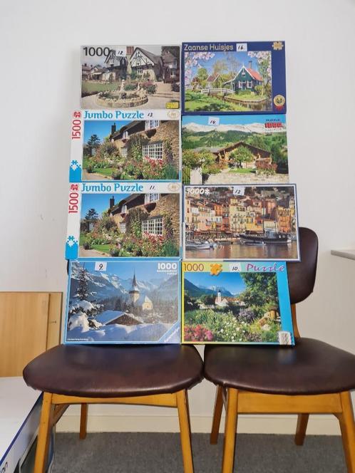 puzzels te koop in zelhem, Hobby en Vrije tijd, Denksport en Puzzels, Gebruikt, Legpuzzel, 500 t/m 1500 stukjes, Ophalen