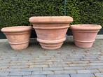 Grote Magnifieke Exclusieve Impruneta Terracotta Bloempot, Tuin en Terras, Bloempotten, Ophalen, Gebruikt, 40 cm of meer, Rond