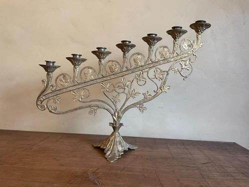 Kerkkandelaar Kandelaar 7 kaarsen Frans antiek, Antiek en Kunst, Antiek | Woonaccessoires, Ophalen of Verzenden