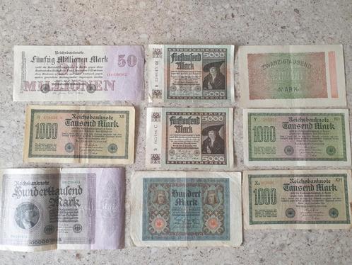 Oude Duitse Bankbiljetten - Reichsbanknote, Postzegels en Munten, Bankbiljetten | Europa | Niet-Eurobiljetten, Los biljet, Duitsland