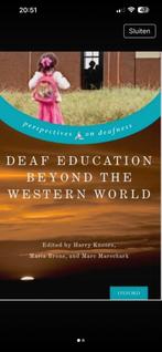 Deaf education beyond the western world, Ophalen of Verzenden, Zo goed als nieuw
