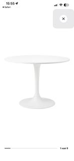 Ikea docksta tafel wit 4persoons rond, Ophalen, Overige materialen, Strak modern, Rond